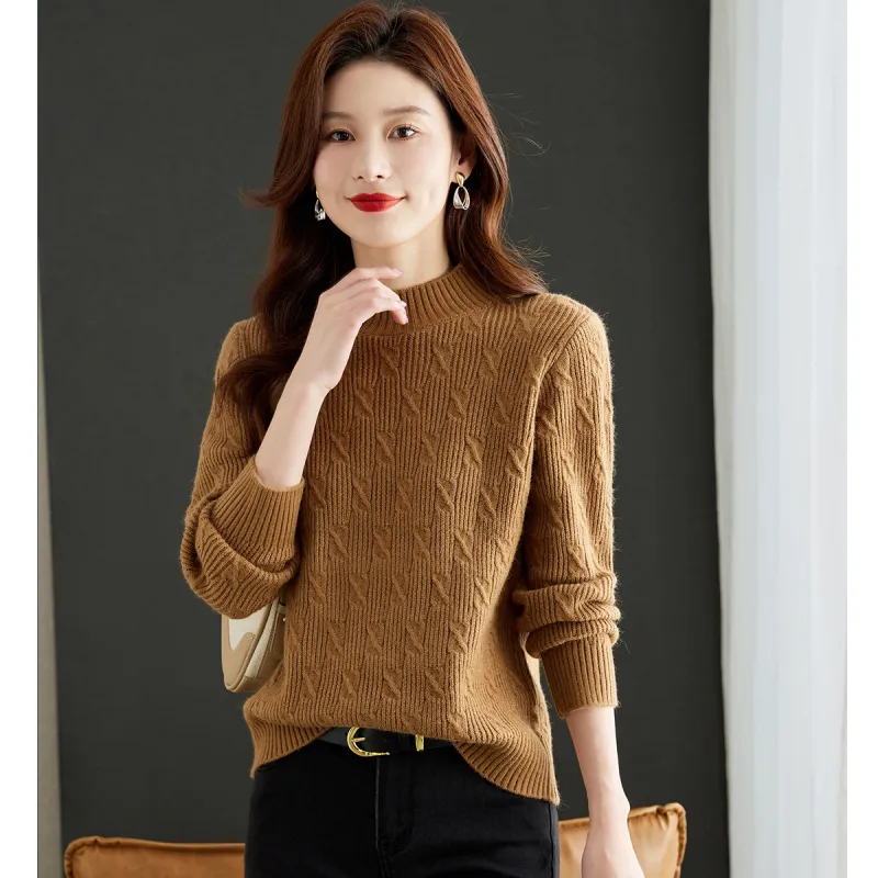 TEME Knitwear Women's Camel Apricot-3