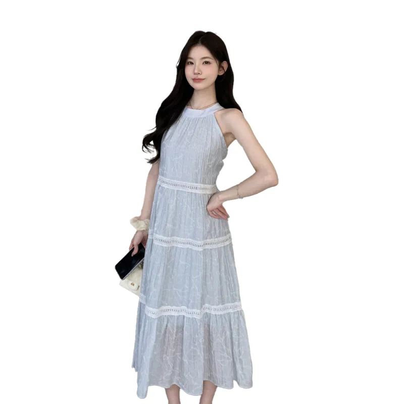 TEME Sleeveless Dresses Women's Light Blue-1