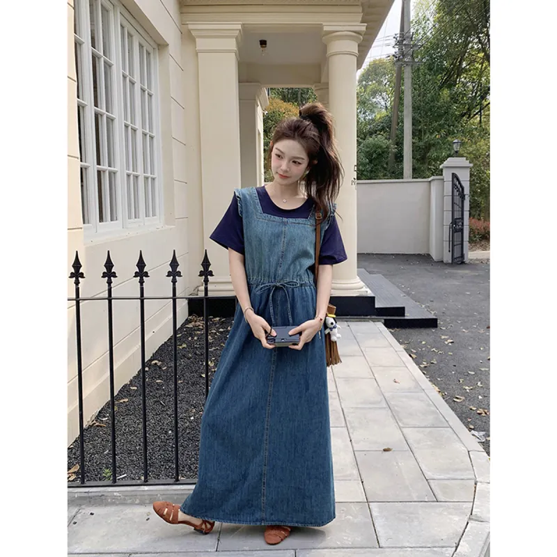 TEME Slip Dresses Women's Denim Blue-5