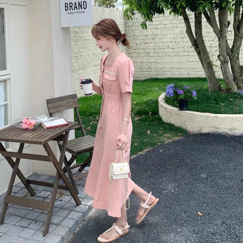 TEME Short Sleeved Dress Women's-3