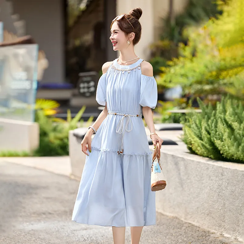 TEME Short Sleeved Dress Women's-3