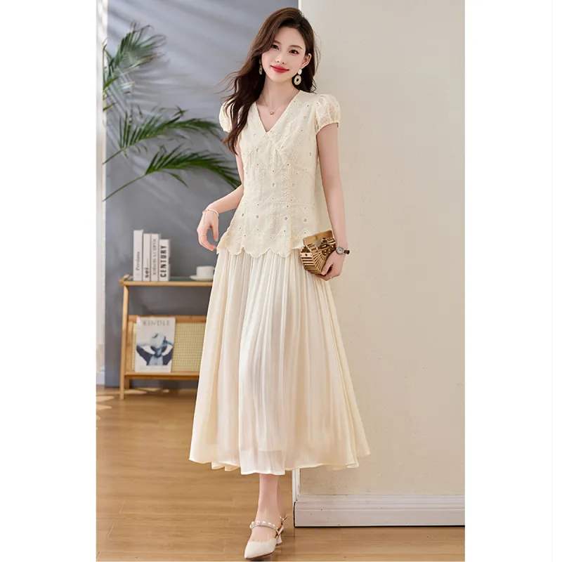 TEME Short Sleeved Dress Women's-4