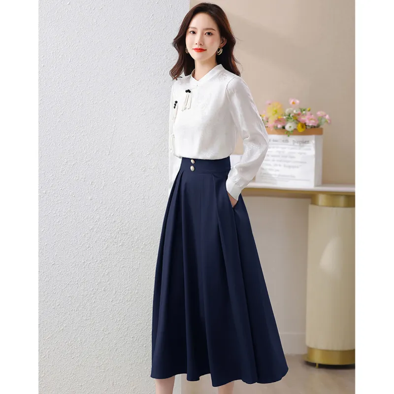 TEME Two Piece Skirt Sets Women's-4
