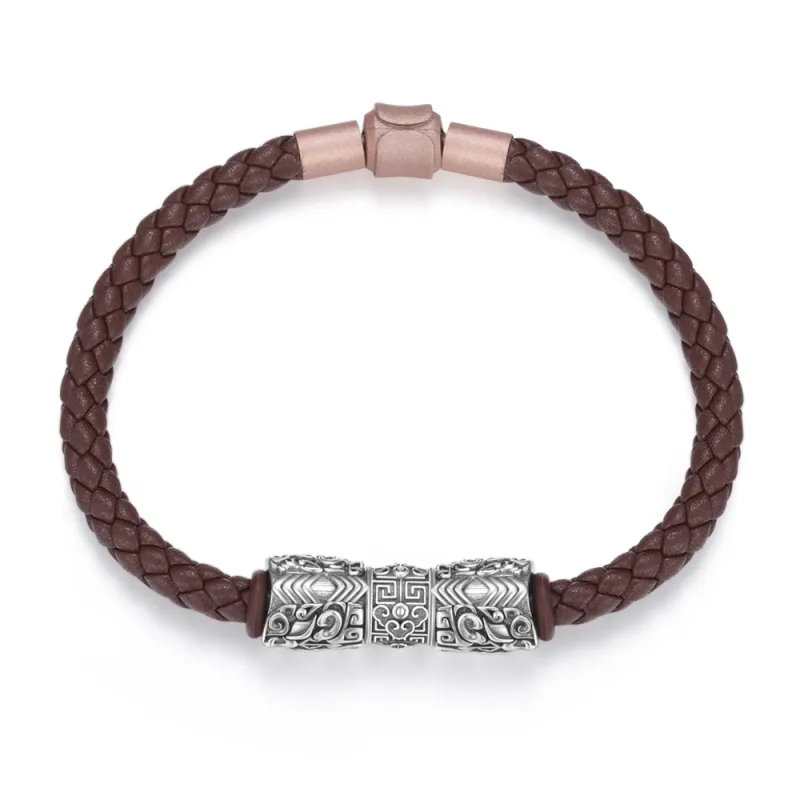 Ah Bo Ci De 925 Sterling Silver Wristbands Unisex-1