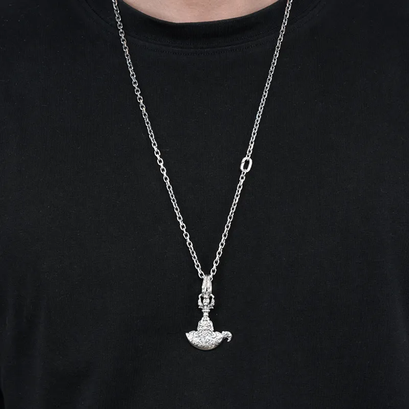 Ah Bo Ci De 925 Sterling Silver Pendants Unisex-4