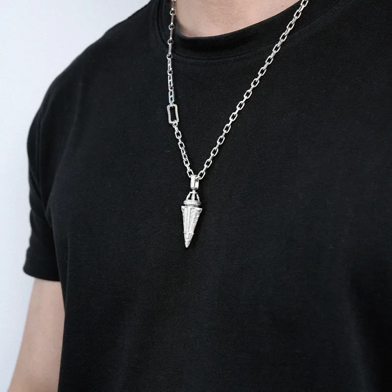 Ah Bo Ci De 925 Sterling Silver Pendants Unisex-3