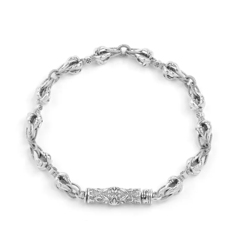 Ah Bo Ci De 925 Sterling Silver Bracelets Unisex-2
