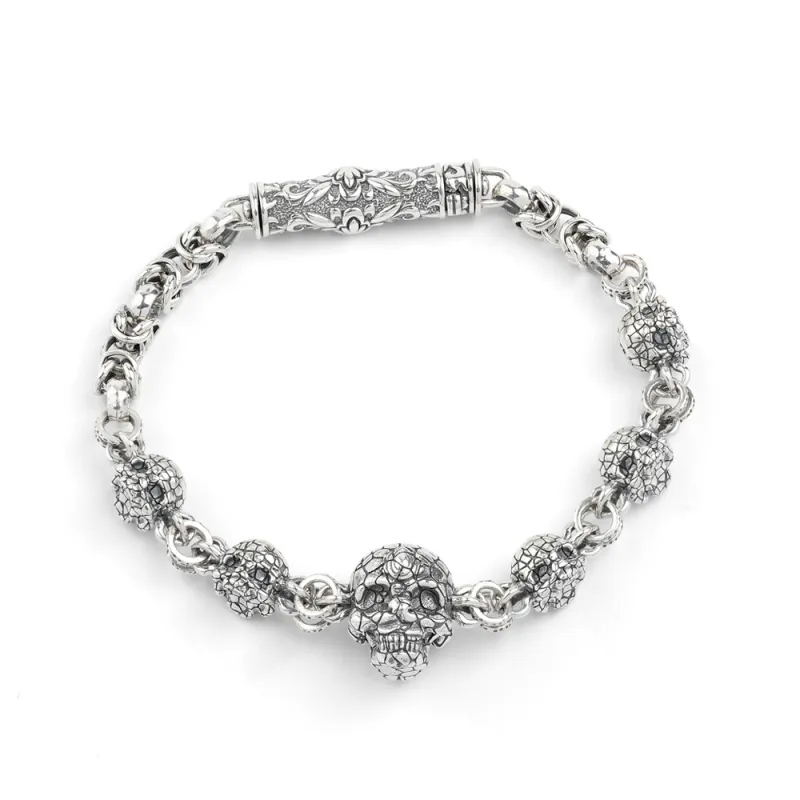 Ah Bo Ci De 925 Sterling Silver Bracelets Unisex-2