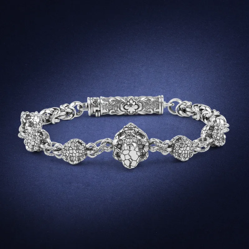 Ah Bo Ci De 925 Sterling Silver Bracelets Unisex-4
