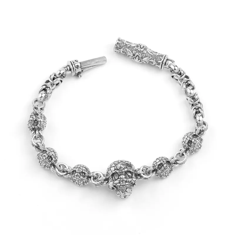 Ah Bo Ci De 925 Sterling Silver Bracelets Unisex-3