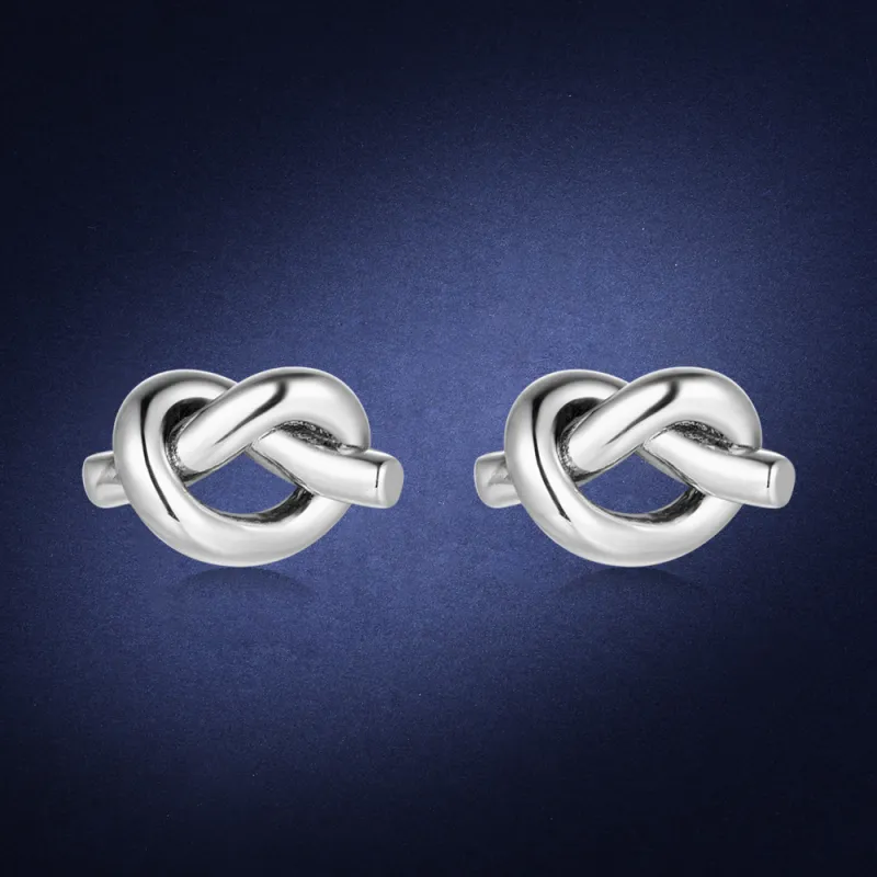 Ah Bo Ci De 925 Sterling Silver Stud Earrings Unisex-3