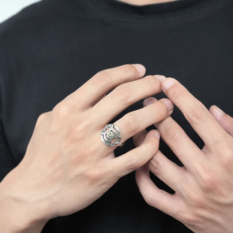Ah Bo Ci De 925 Sterling Silver Rings Unisex-5