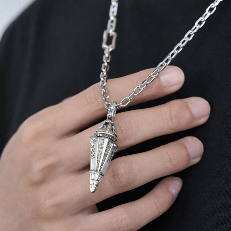 Ah Bo Ci De 925 Sterling Silver Pendants Unisex-2