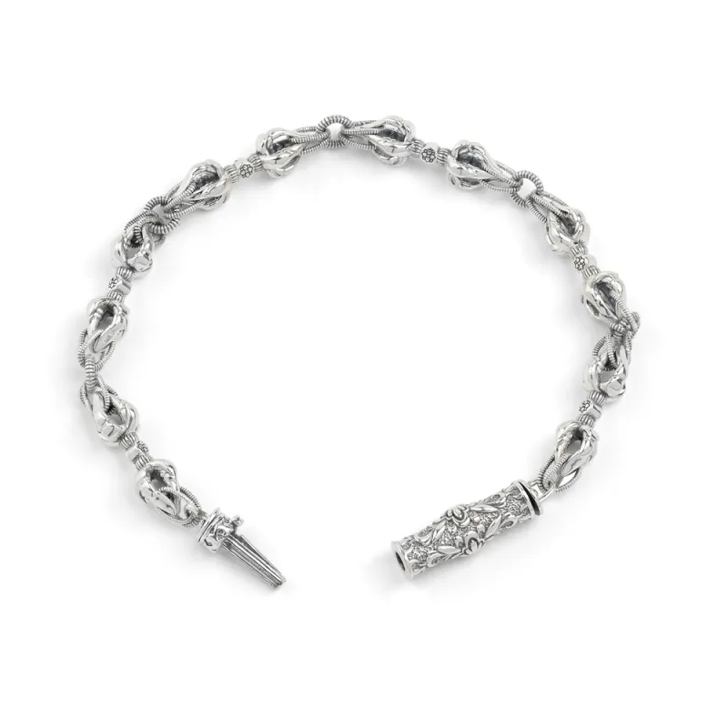 Ah Bo Ci De 925 Sterling Silver Bracelets Unisex-3