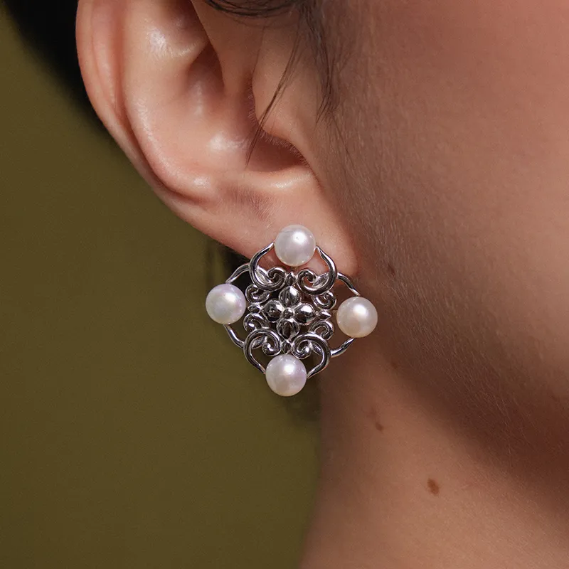 Bi disc Earrings Unisex-1