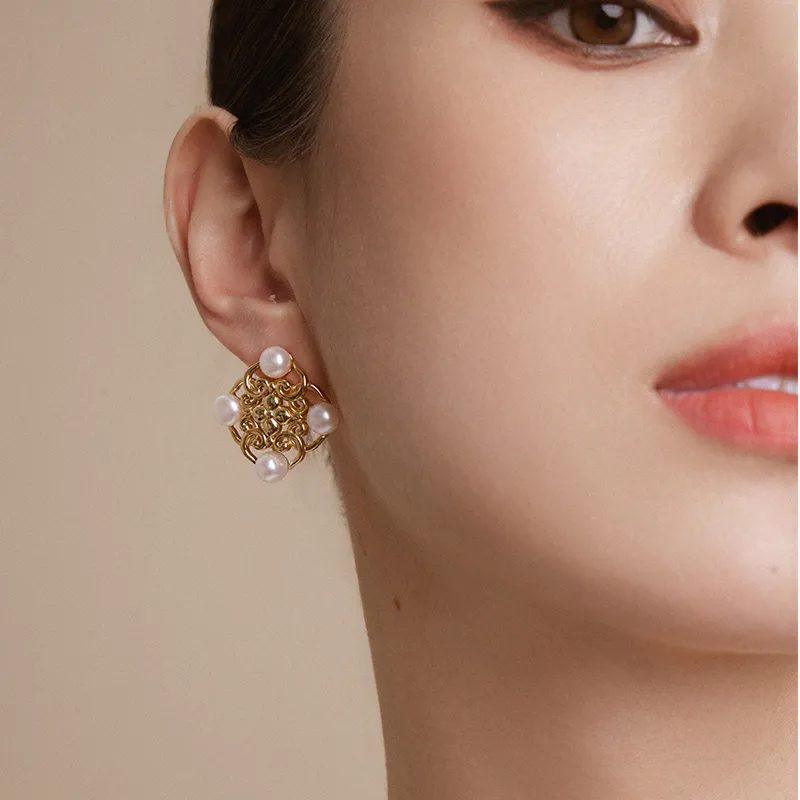 Bi disc Earrings Unisex-4