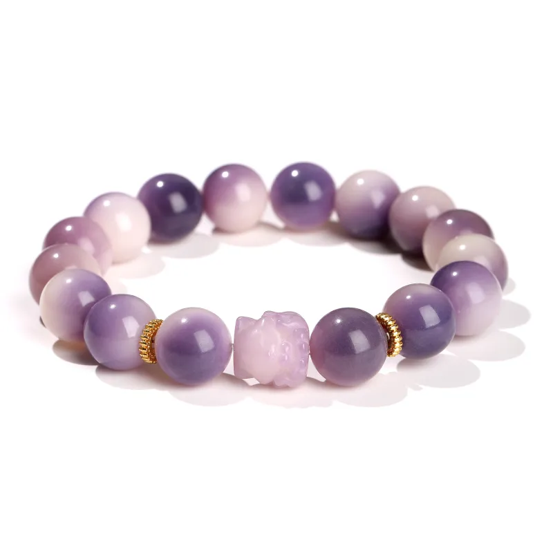 Xiang Yin Bodhi Root Beaded Bracelet With Buddhist Fortune Bead Unisex-6