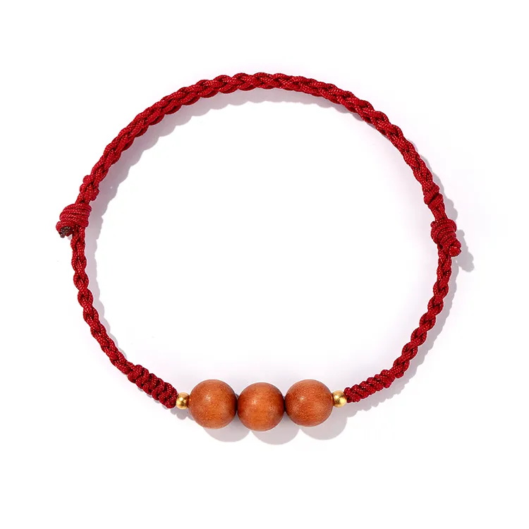 Xiang Yin Peachwood Wooden Bracelets Unisex-12