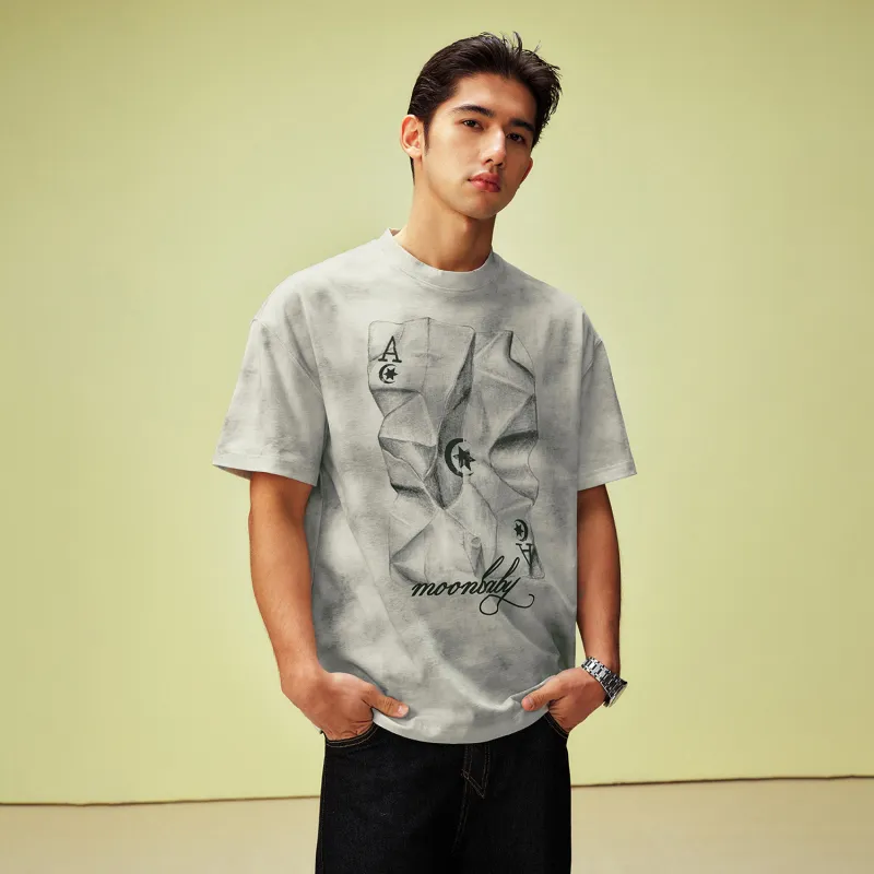 OKME T Shirts Unisex Dirty Gray-4