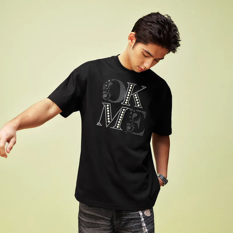 OKME T Shirts Unisex Black-5