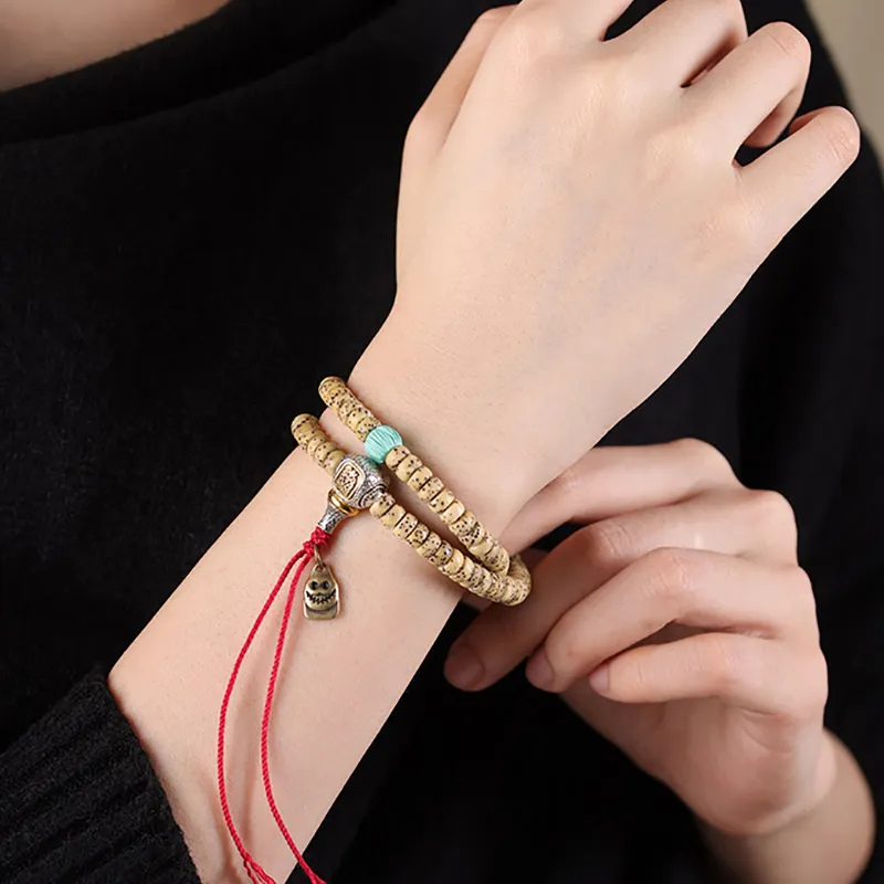 Jinghua Record Star Moon Bodhi Seeds Bracelets Unisex-5