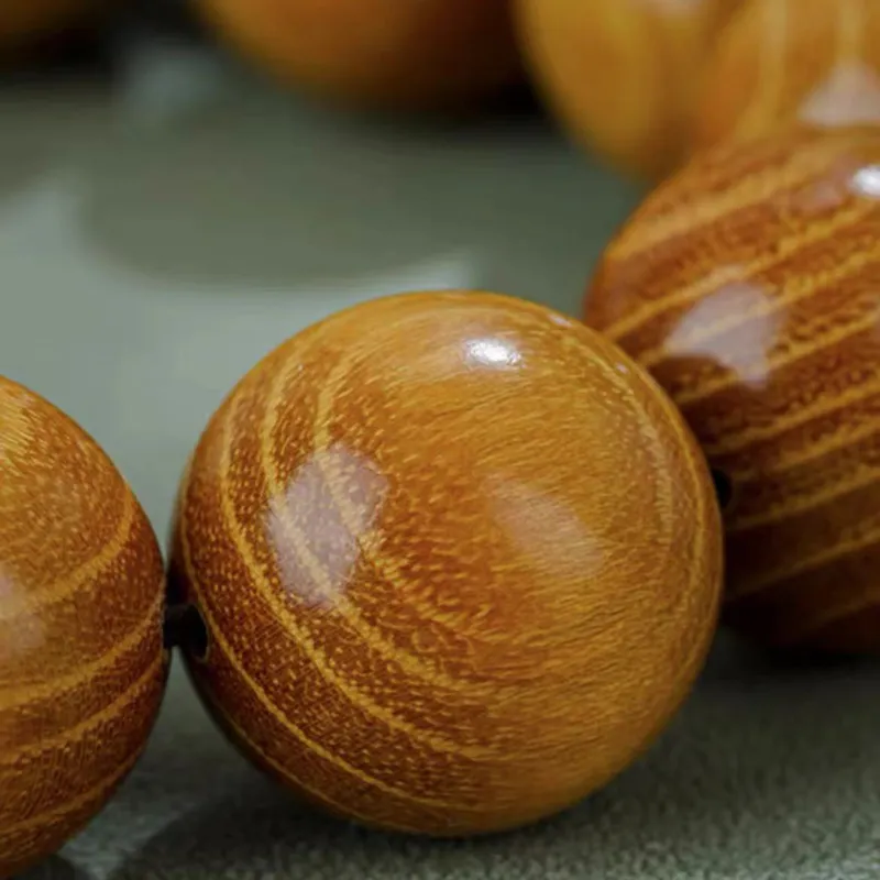 Jinghua Record Golden Sandalwood Bracelets Unisex-6