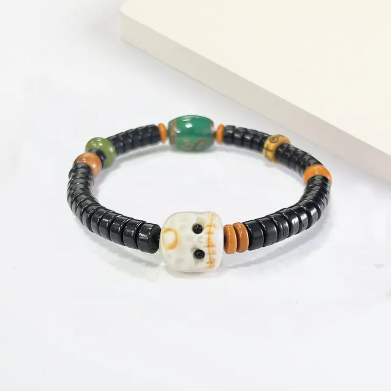 Jinghua Record Coconut Shell Beads Bracelets Unisex-2