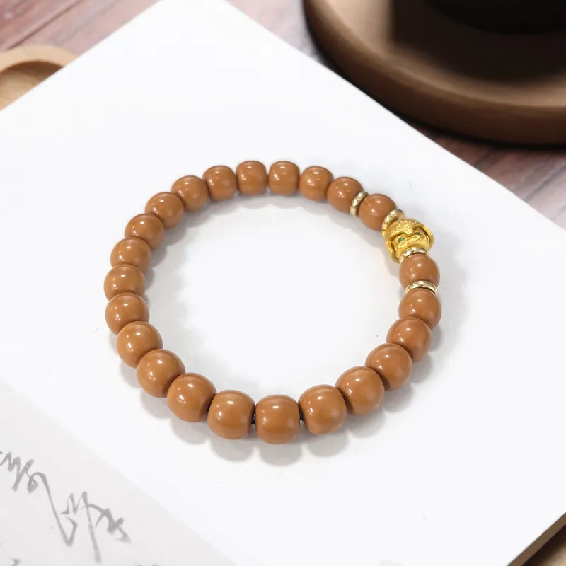 Jinghua Record Monkey Head Walnut Bracelets Unisex-3