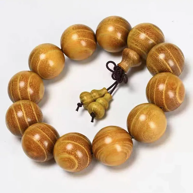 Jinghua Record Golden Sandalwood Bracelets Unisex-1
