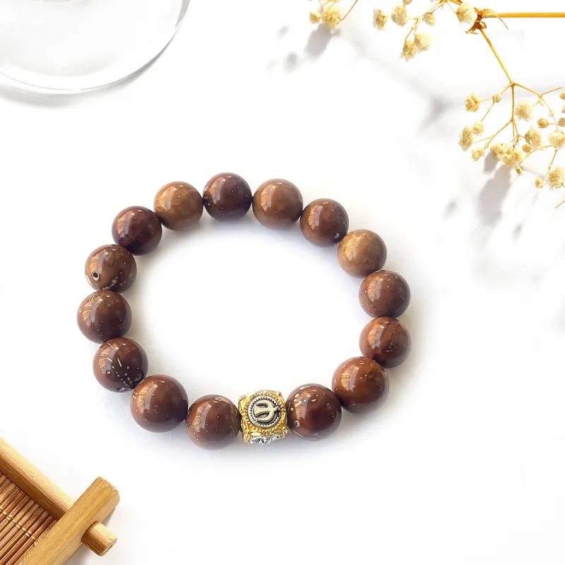 Jinghua Record Purple Gold Rat Bodhi Seed Bracelet Unisex-2