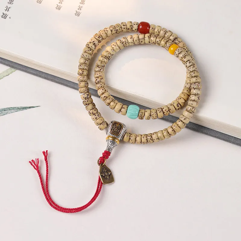 Jinghua Record Star Moon Bodhi Seeds Bracelets Unisex-4