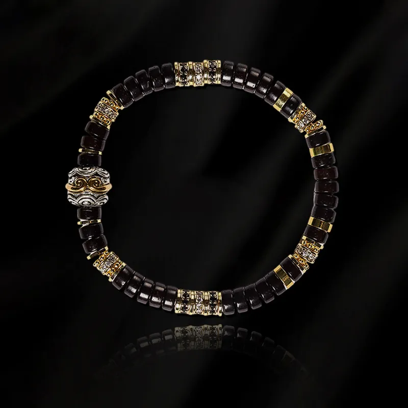 Jinghua Record Coconut Shell Beads Bracelets Unisex-2