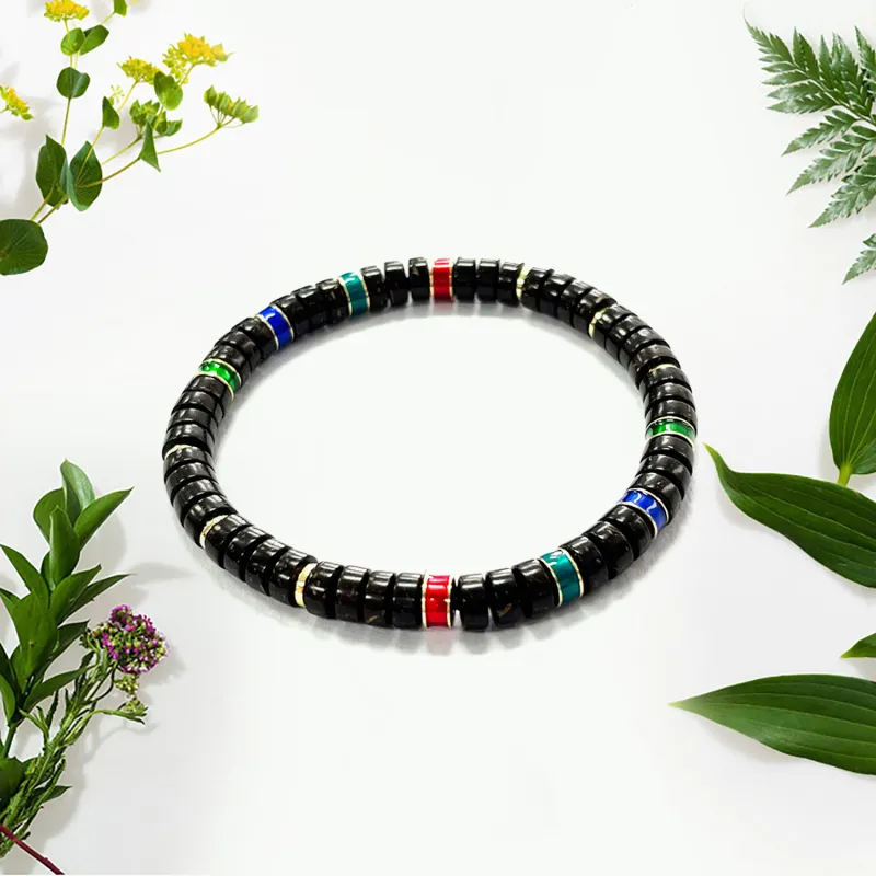 Jinghua Record Coconut Shell Beads Bracelets Unisex-2