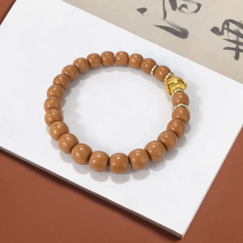 Jinghua Record Monkey Head Walnut Bracelets Unisex-2
