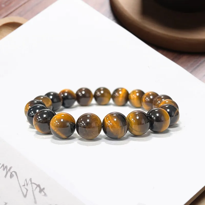 Jinghua Record Tiger's Eye Stone Bracelets Unisex-3