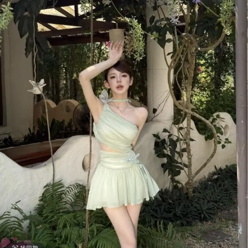 CANTALOVE Sleeveless Dress Women's Mint Green-4