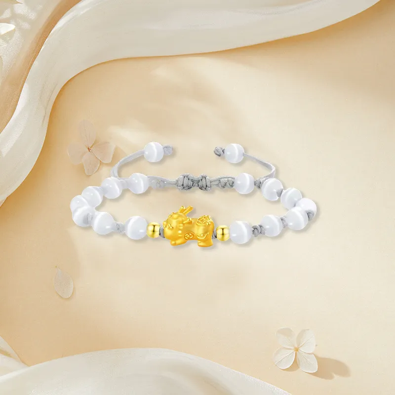 SINO GEM Gold Bracelet Unisex-9