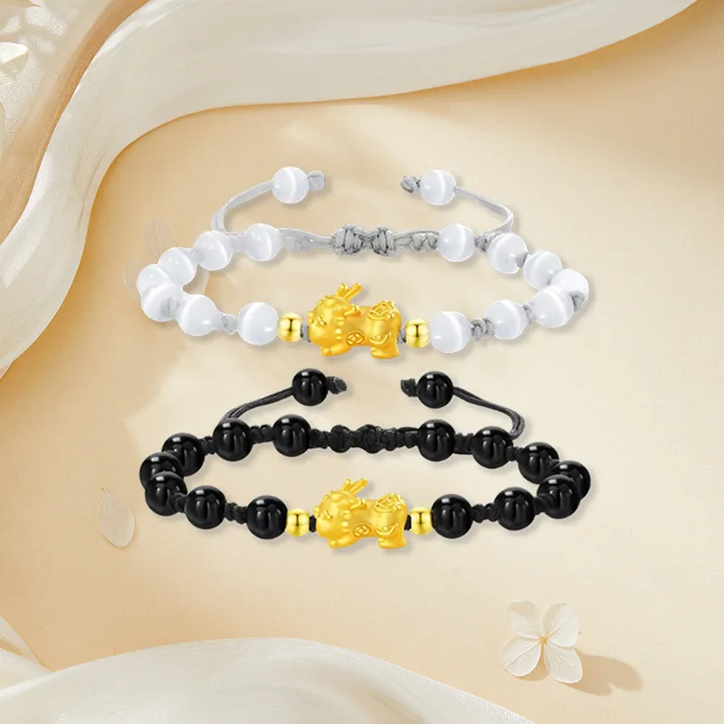 SINO GEM Gold Bracelet Unisex-14