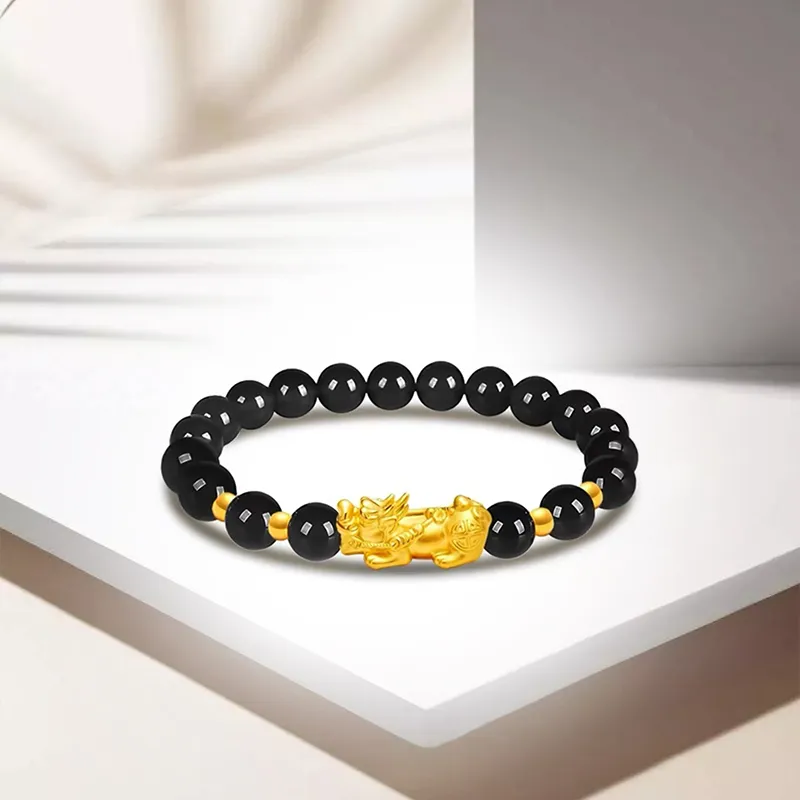 SINO GEM Gold Bracelet Unisex-4