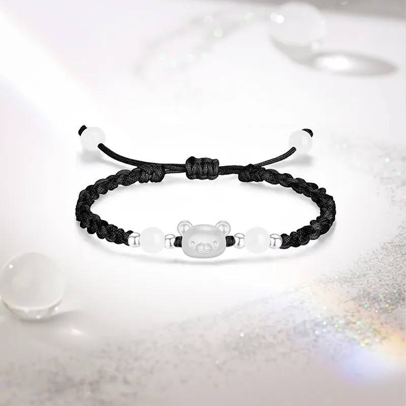 SINO GEM S999 Fine Silver Bracelets Unisex-3