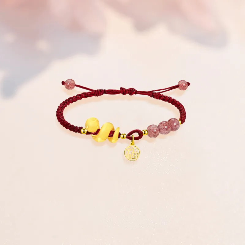 SINO GEM Gold Bracelet Unisex-2