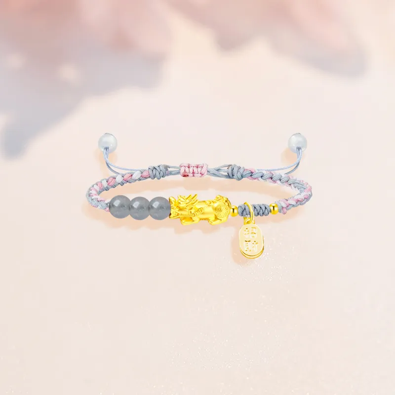SINO GEM Gold Bracelet Unisex-3