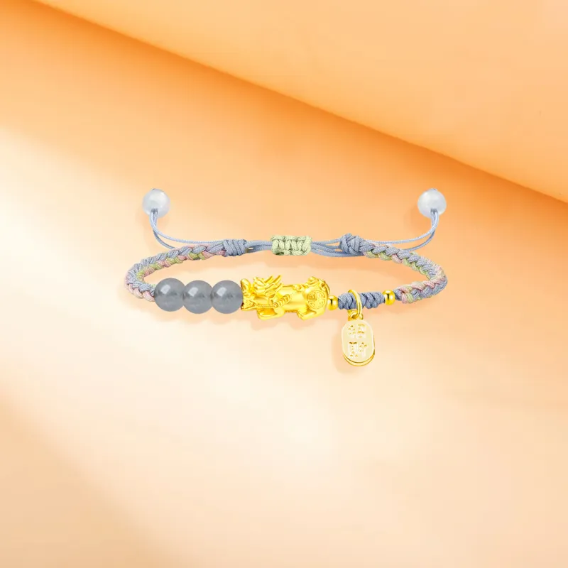 SINO GEM Gold Bracelet Unisex-6