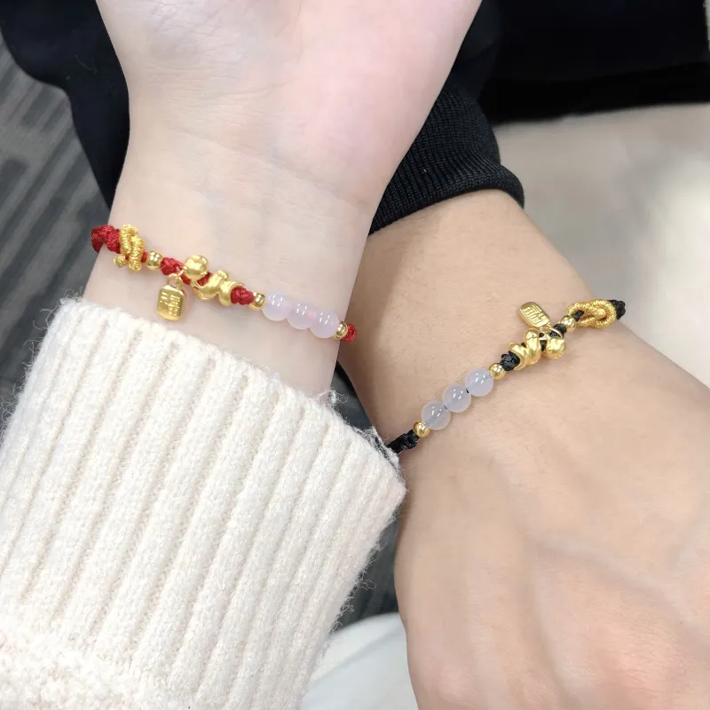 SINO GEM Gold Bracelet Unisex-15