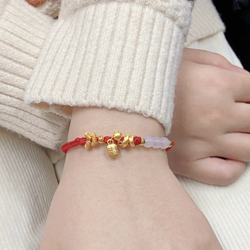 SINO GEM Gold Bracelet Unisex-4