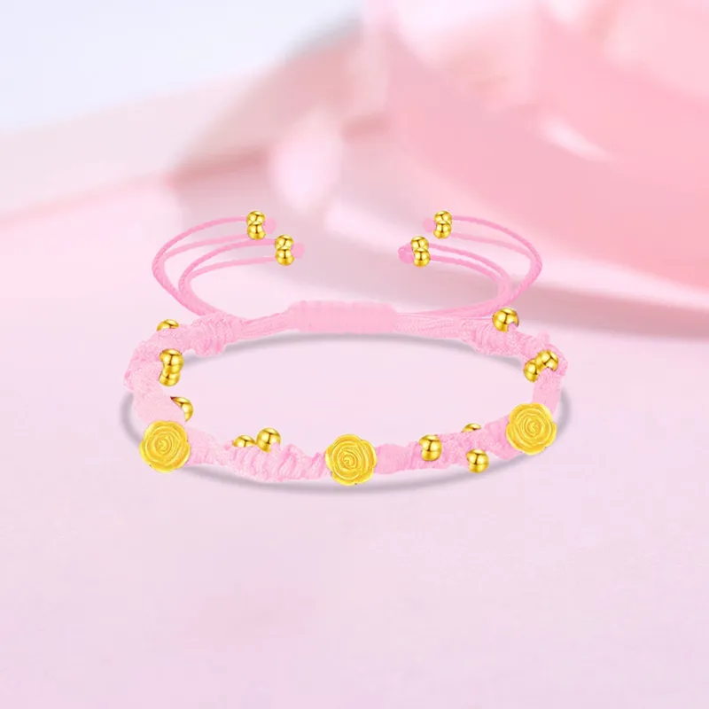 SINO GEM Gold Bracelet Women's-5