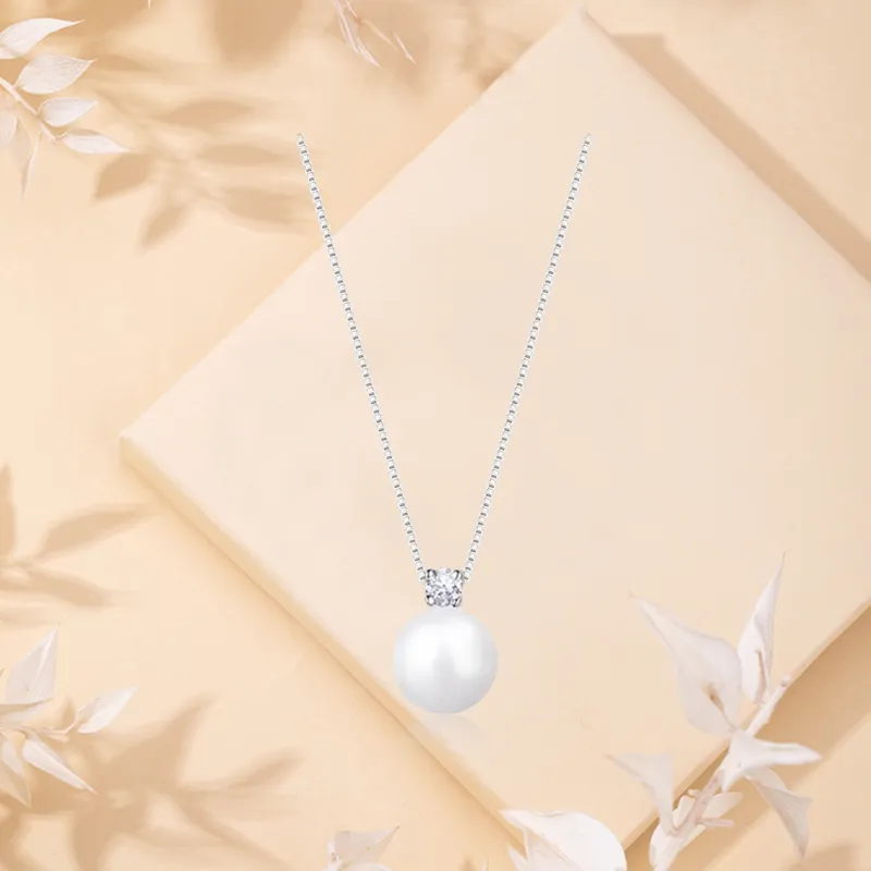 SINO GEM S 999 Fine Silver Necklaces Women's-2