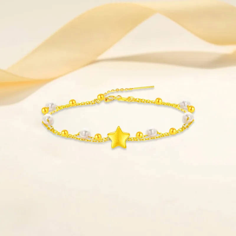 SINO GEM Gold Bracelet Women's-3