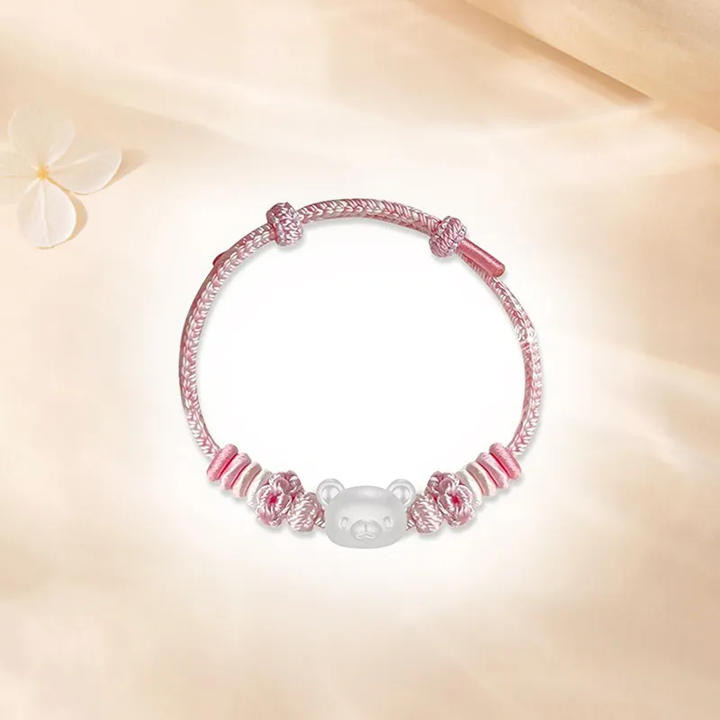SINO GEM S999 Fine Silver Bracelets Unisex-8
