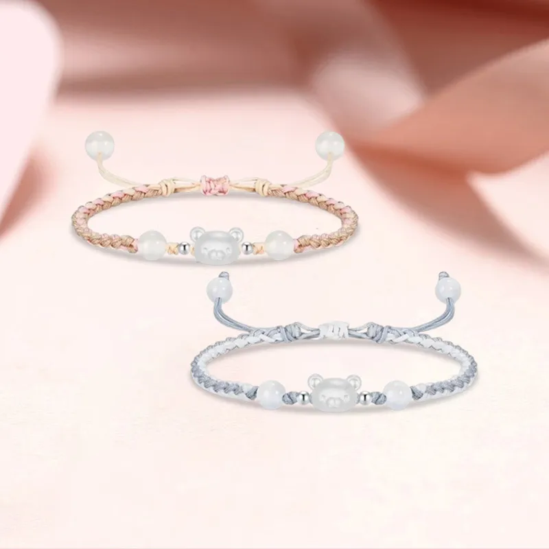 SINO GEM 999 Fine Silver Bracelets Unisex-14